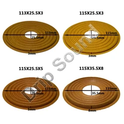 2pcs 113x25.5/115x25.5/115x35.5mm Elastic Wave Loudspeaker Subwoofer Woofer Bass Speaker Repair Spider Damper