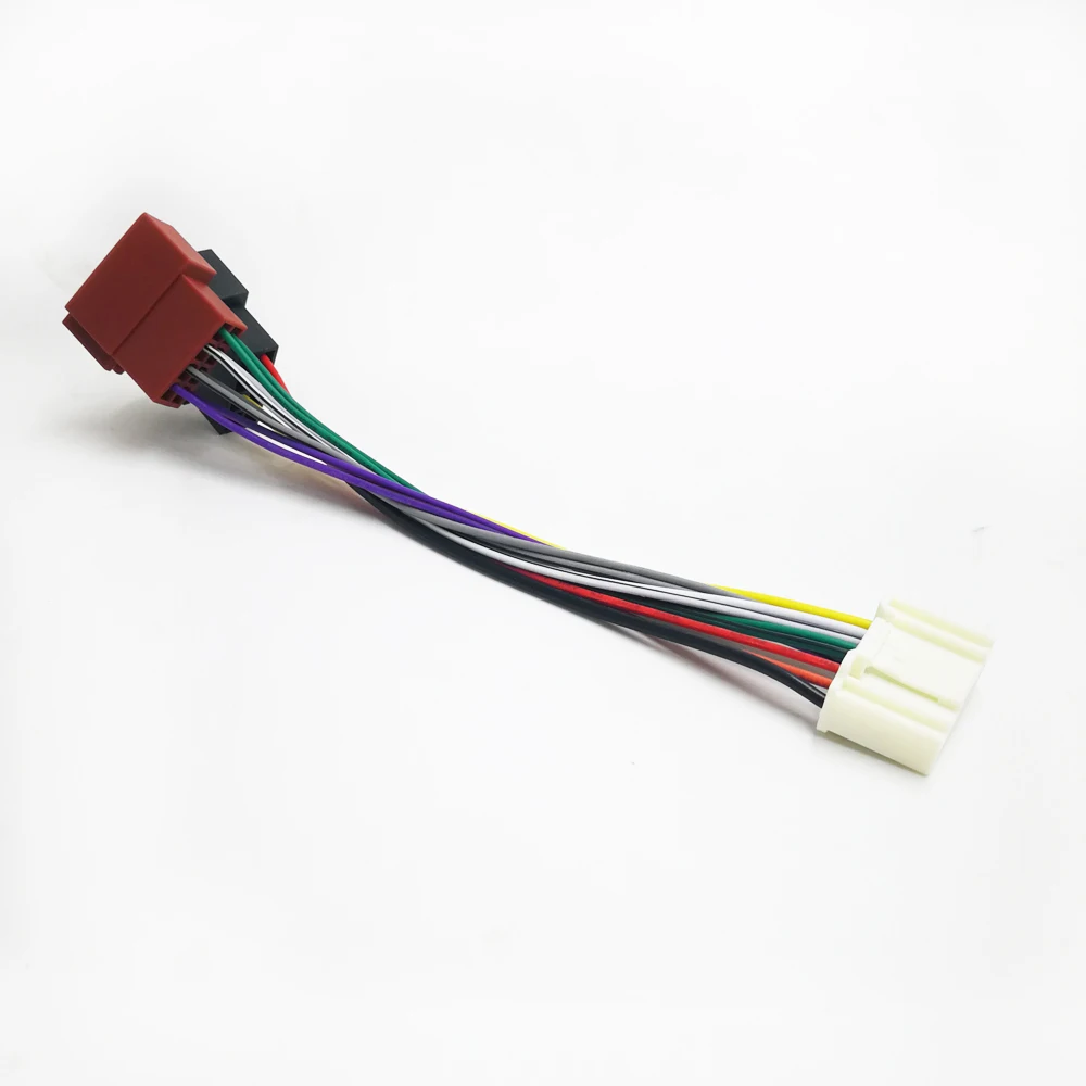 Biurlink 2025 Car Radio ISO Connector Plug Adapter Wiring Cable for Nissan Murano Pulsar Micra Tiida CII Juke F15 Navara D40