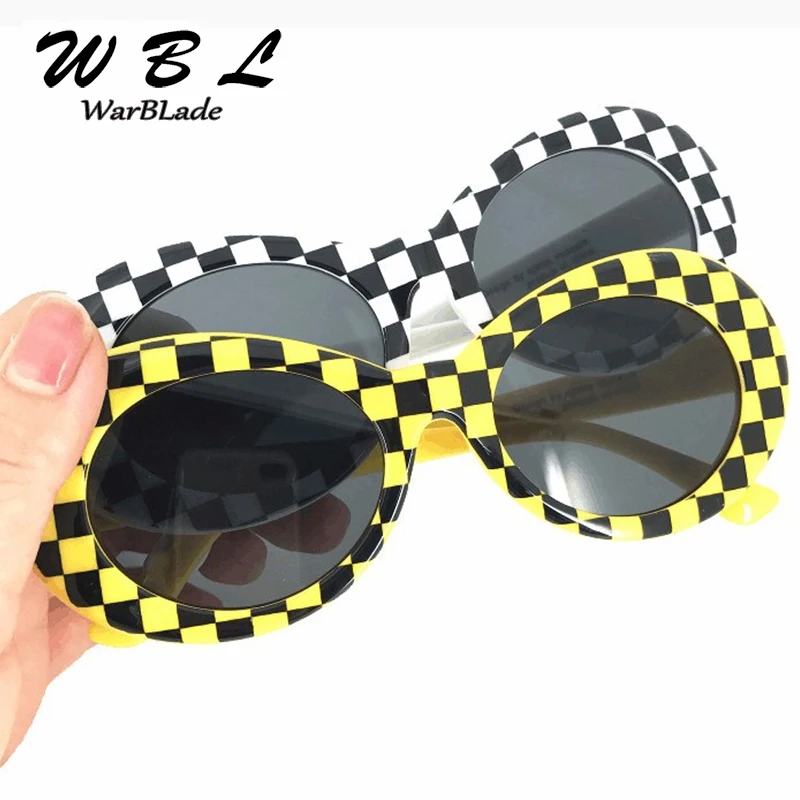 

WarBLade High Quality Female Glasses Round Goggles Sunglasses For Women Men Mirrored Glasses Retro Male Sun Glasses