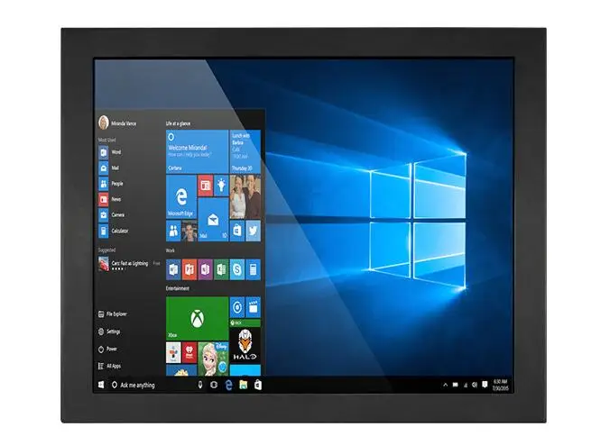 frameless touch pc 10.4 inch multi capacitive touch all in one computer