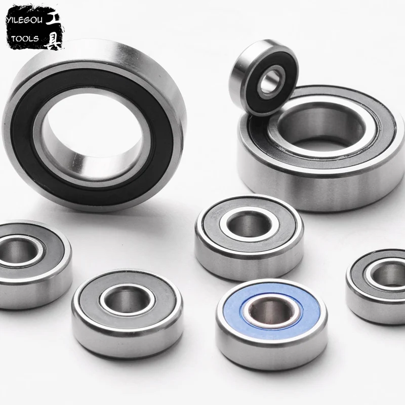 5 Pieces 6200DDU 6200ZZ Bearing 10*30*9mm Deep Groove Ball Bearing Double Rubber Or Iron Sealing Cover Power Tool Accessories