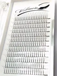 2021 New 2/3/4/5/6D Russian Volume Eyelashes Extension Long Stem Pre made Fans C/D curl Mink Lash Eyelash Individual Extensions