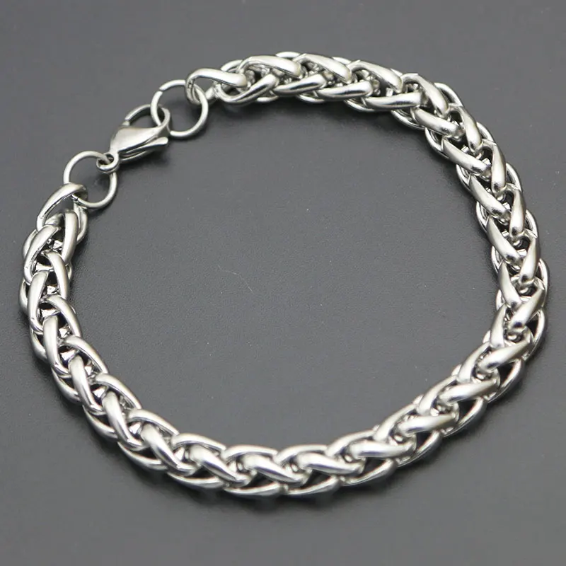 316L Stainless Steel Bracelet 3mm 4mm 5mm 6mm 7mm Lanterns Necklace Bracelet For Women Men Girl Boy