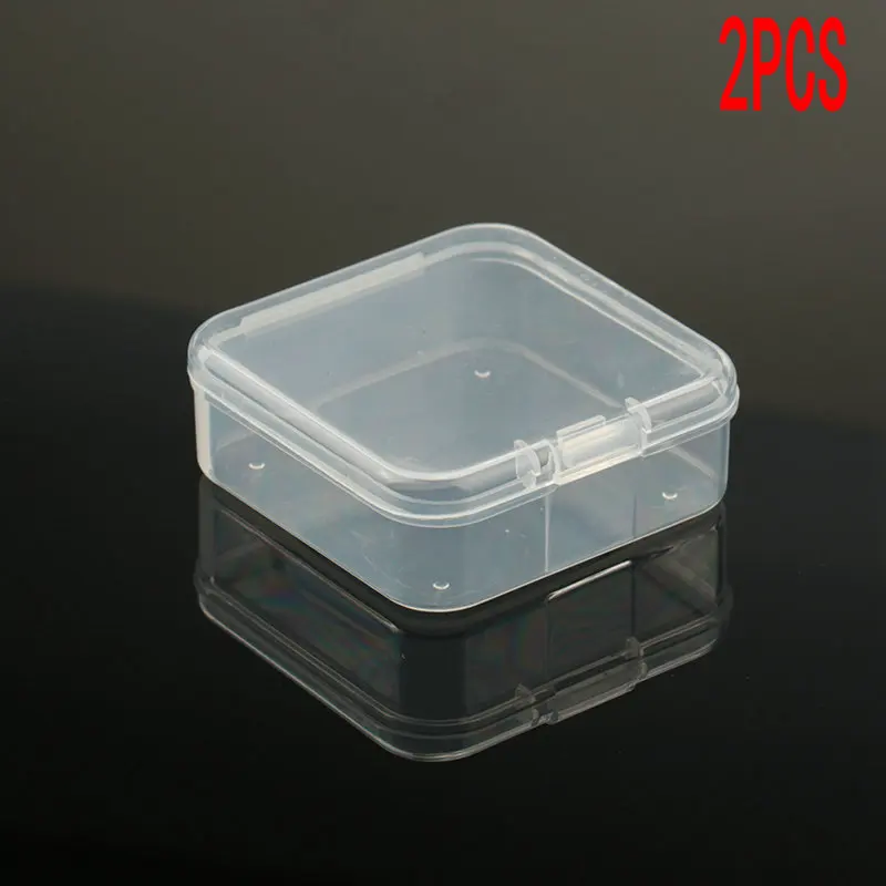Plastic Jewelry Storage Box, Transparent Square Container