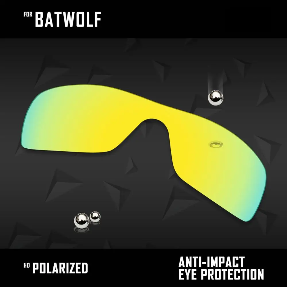 OOWLIT Lenses Replacements For Oakley Batwolf OO9101 Sunglasses Polarized - Multi Colors