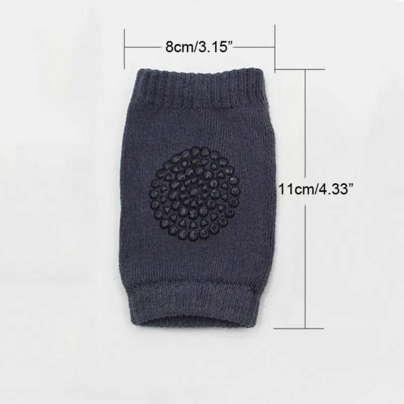 2019 Baby Accessories Baby Infants Safety Elbow Crawling Knee Breathable Warmer Protector Silica Gel Dots Anti-Slip Knee Pads