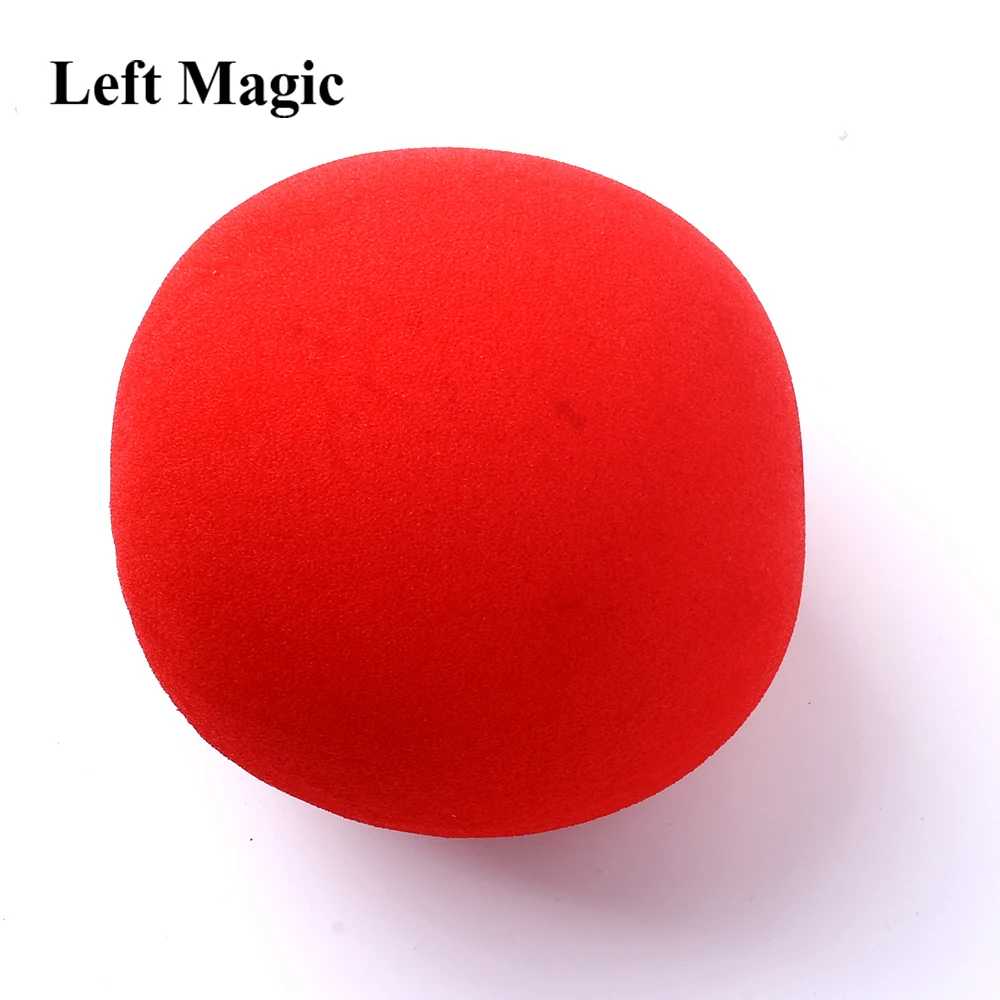 1 Pcs Big Red Magic Sponge Ball (10cm Diameter) Magic Tricks Soft Ball Excellent Elasticity Classic Ball Street Close Up Magic