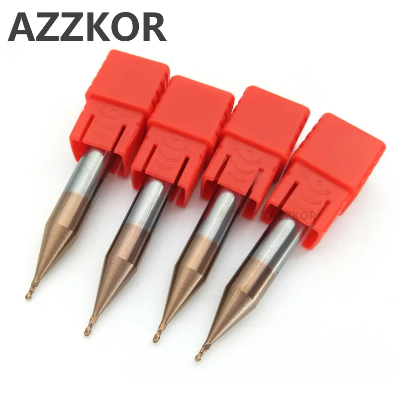 Key เครื่องจมูก End Mills เคลือบเครื่องกัดทังสเตนสตีล 6 จับการทำงานพิเศษ Endmill50L/75L /100L