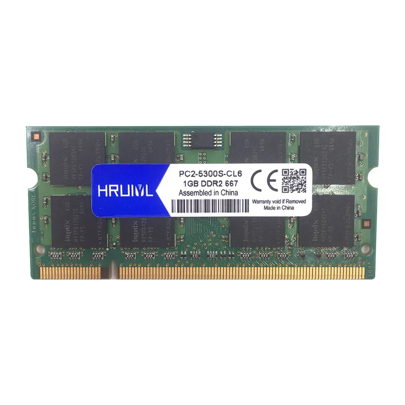 HRUIYL PC2-5300S 667MHZ DDR2 1GB 2GB 4GB 667 mhz PC2 5300 DDR 2 1G 2G 4G for laptop Notebook Memory memoria Ram Sodimm 1.8V