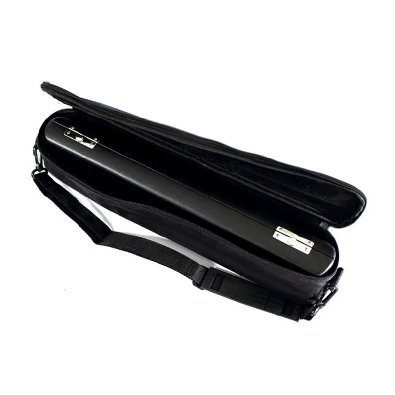 

New 16 holes flute professional portable PU leather hard case wood box velvet inside Oxford Cloth soft gig bag Shoulder Strap