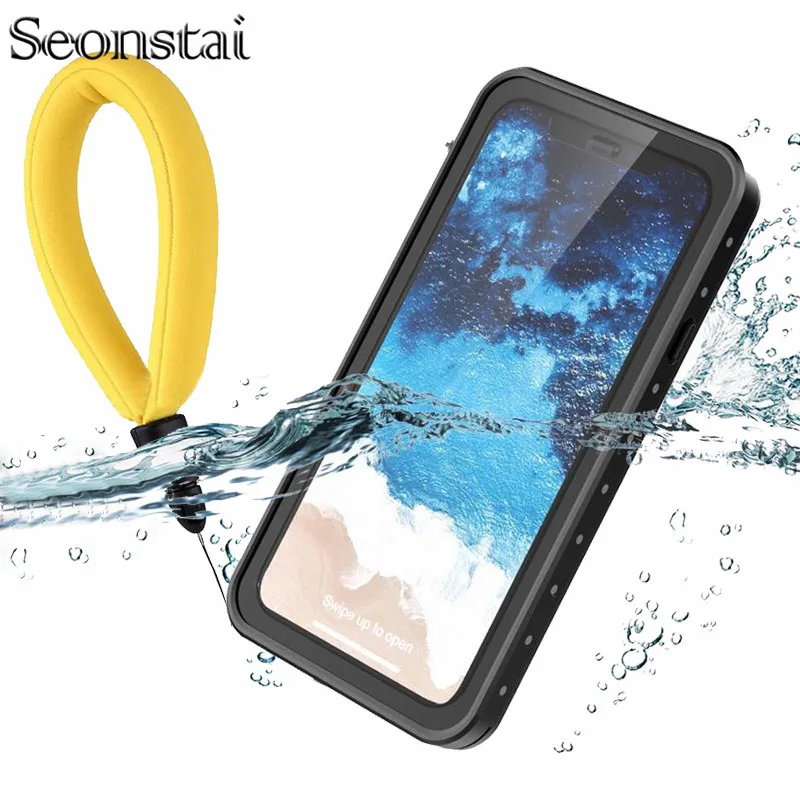 XS Max Waterproof Armor Case for iPhone XR XS Max Clear Back Cover Shell for iPhone XS 10 Underwater Swimming Diving Funda Capa