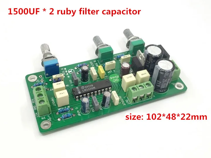 AC podwójne 12V-double 15 V LM1036 wzmacniacz płyta z prostownika regulator filtra obwodu gotowej płyty