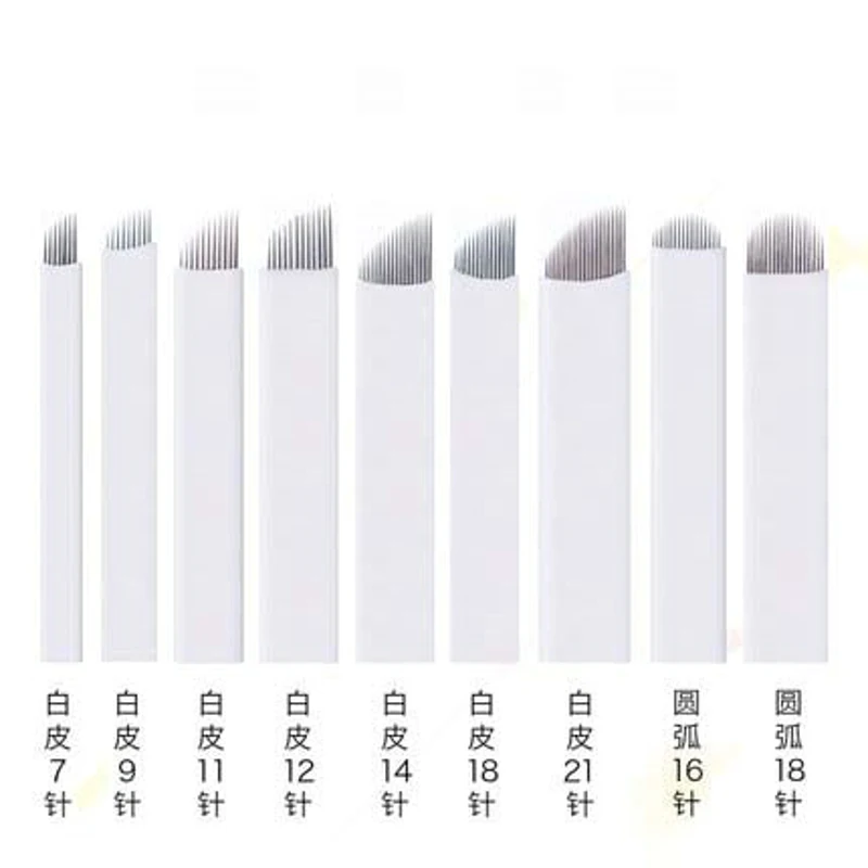 

Fog Needle Drawing Eyebrow Tattoo Film Smoke Tatoo White Leather Sale Tattoos Supplies Embroidered Tool Semi Permanent Manual