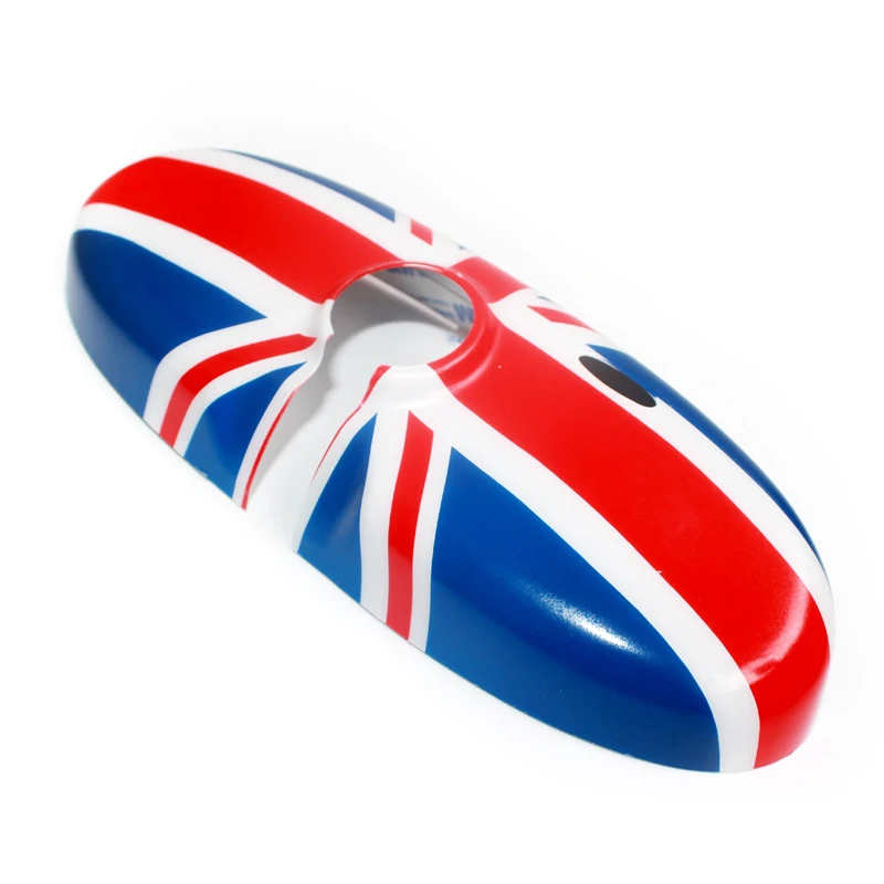 For Mini Cooper S R55 R56 R60 Countryman Styling 2008-2016 Car Rear Abs Red Union Jack Rearview Mirror Cover Decoration Accessor