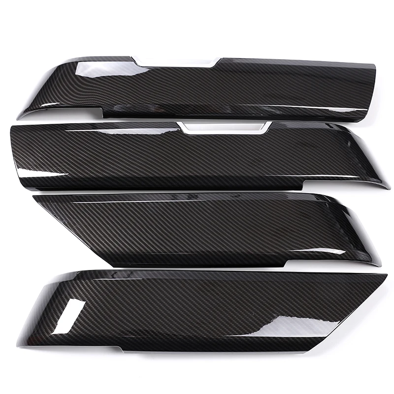 Car Accessories Inner Door Protection Cover Trim For Land Rover Range Rover Sport 2014-2022 Replacement Part Carbon Fiber 4 Pcs