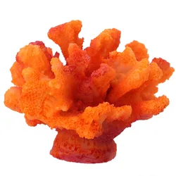 Fake Coral Underwater Decoration Ornament Artificial Resin Coral Plants  For Aquarium Fish Tank