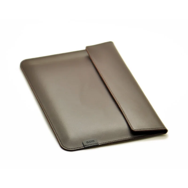 Transversal style of briefcase laptop sleeve pouch cover,microfiber leather laptop sleeve case for Dell XPS 13/15