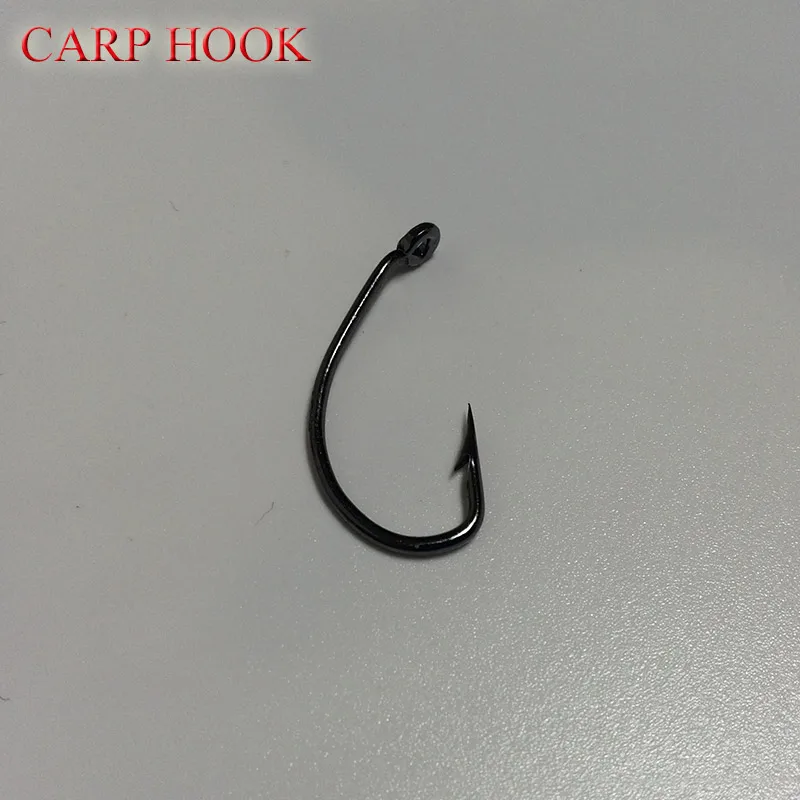 

2024 fishing carp hook very sharp very strong hook size 6# high quatity trade price 500pcs/lot length 20mm width 12mm