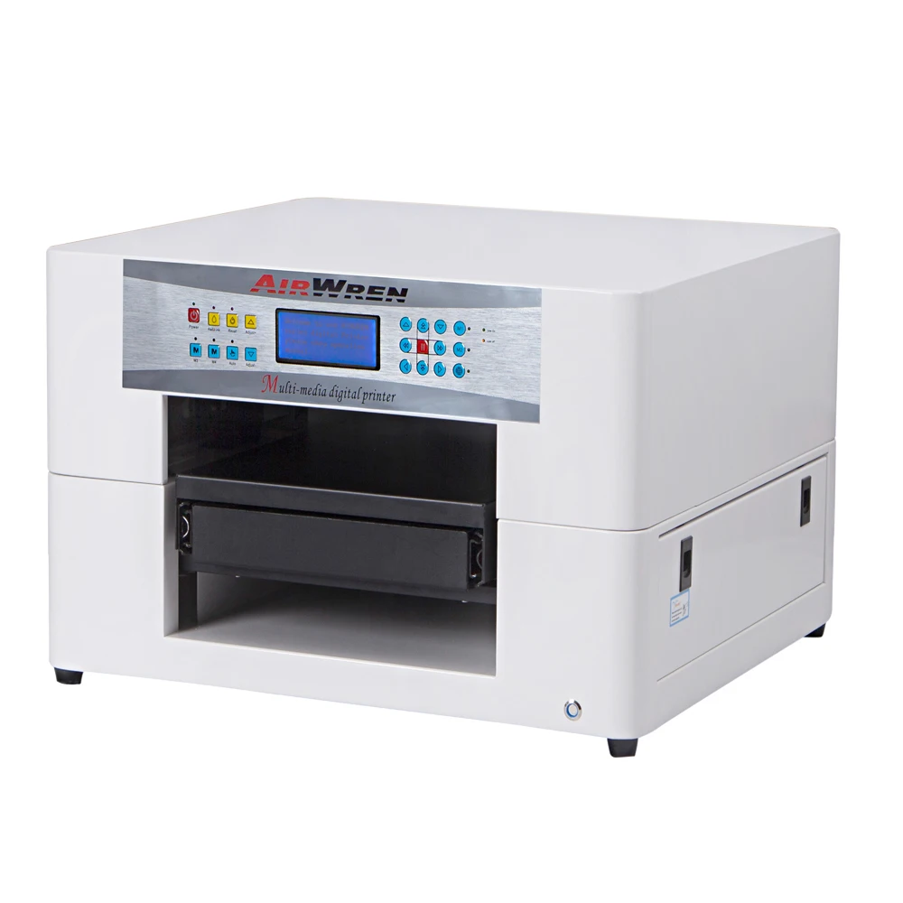 Multi Purpose A3 Size Printing Machine Flatbed Eco Solvent Printer For Pencil ,Phone Case ,Leather, Wood, Glass, Stone