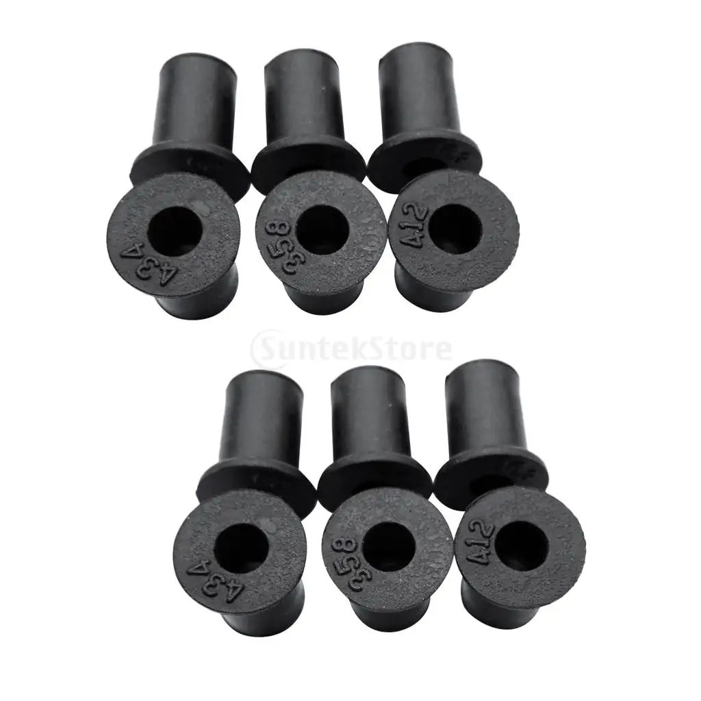 12Pcs M4 Metric Rubber Well Nuts Blind Fastener Threaded Brass Insert Kayak Canoe Dinghy Fishing Boat Accessories