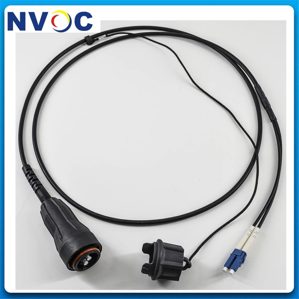 FullAXS-LC Fiber to the Antenna Rugged Interconnect Cable FULLAXS to Duplex LC 50/100/150/200M Outdoor Fiber Optical Patch Cord