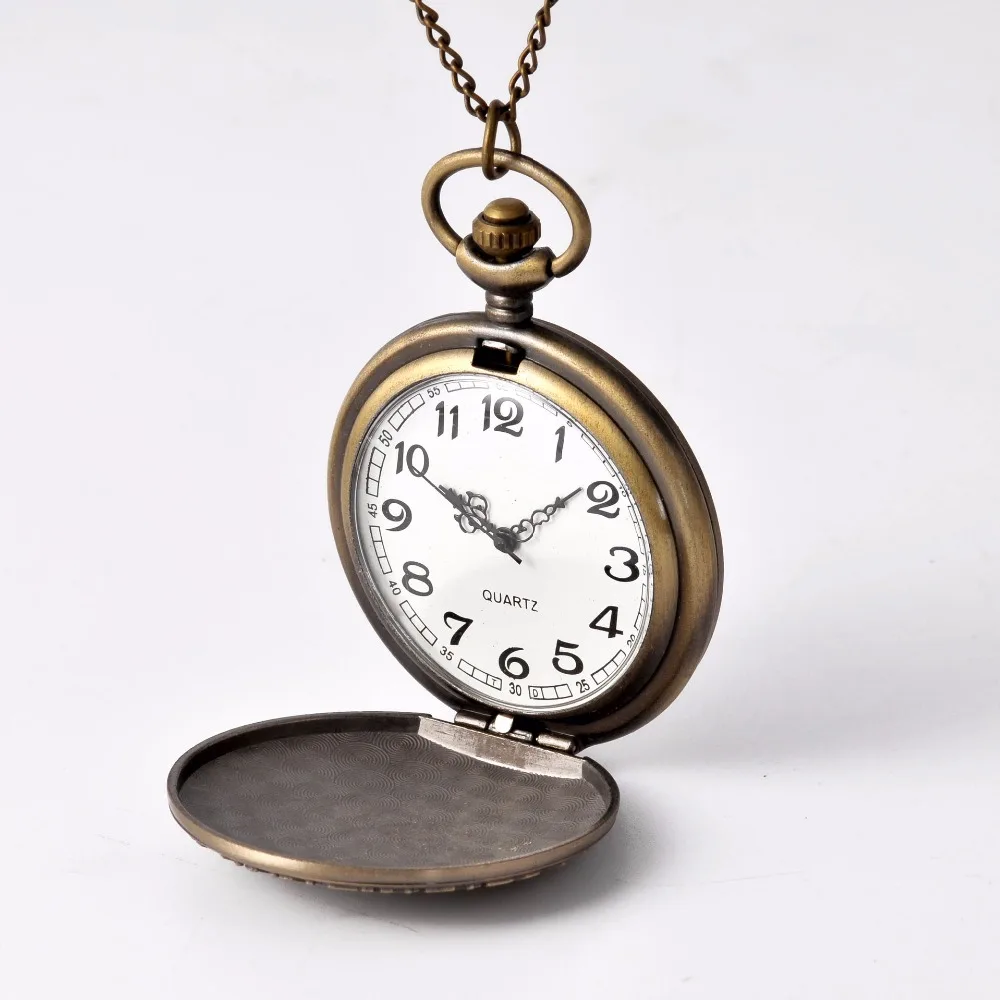 8148   Vintage pocket watch Chain Retro The Greatest Pocket Watch Necklace For Grandpa Dad Gifts