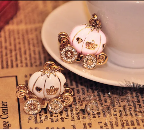 3.5mm Dream cute Pumpkin Car Design Anti Dust Plug For Iphone For Andriod And All Earphone Jack Plug