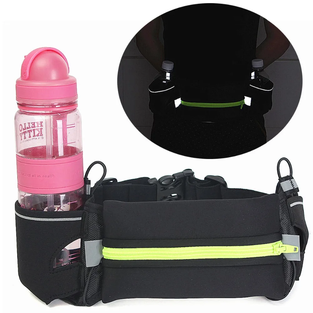 Outdoor Sport Runner Waist Bag Running Jogging Pouch Belt Elastic Waistband For Men Woman