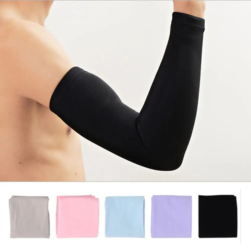 Cycling Sleeves Quick Dry UV Protection Fishing Volleyball Running Arm Sleeves Women\'s Sports Set Arm Warmers Compression Sleeve