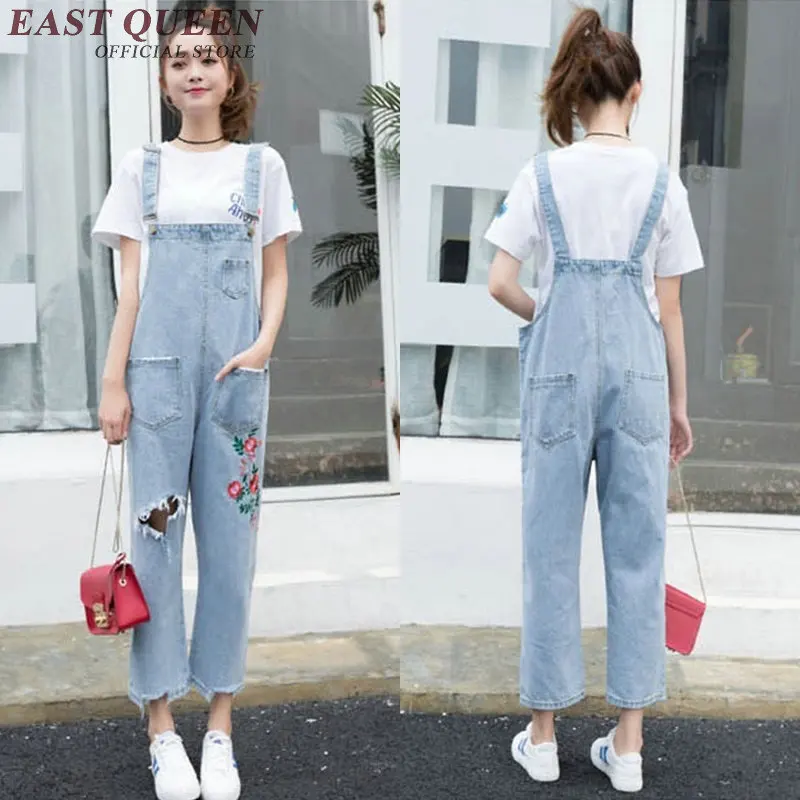 Jumpsuit female 2018 winter dungarees for women rompers jumpsuit trousers female jeans denim overalls women jump suit NN0623