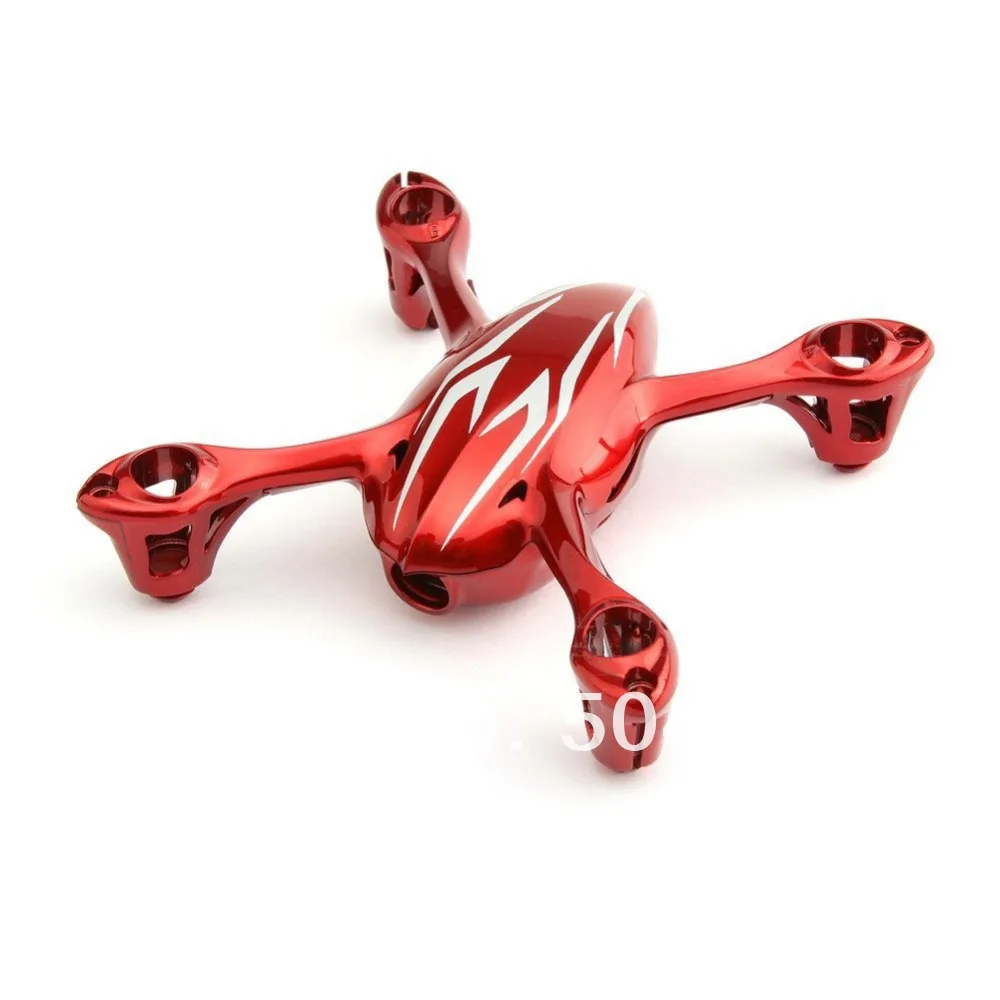 

Upgraded Hubsan Red White silver stripes Spare Part Body Shell for HUBSAN X4 H107C RC Quadcopter