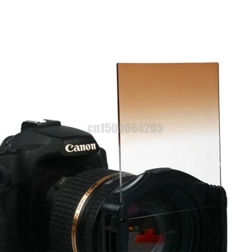 12in1 Square Color Filter Kit Gradual Grey Orange Blue G.ND2 4 For Cokin P + 2 pcs  6-slot Filter bag Case