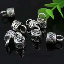 Onebeading Fit 7mm Cord Crimp End Caps Buckle Tips For Necklace Bracelet Ropes Connectors Clasp DIY Accessories 20pcs K00167