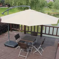 Outdoor UV dowód parasol przeciwsłoneczny składany wodoodporny parasol stoisko słońce schronienie namiot reklamowy 3.0 metrów okrągły