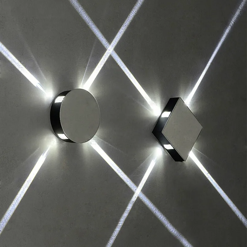 

Modern creative aisle round square wall lamp bedroom bedside corridor staircase hotel project LED indoor light