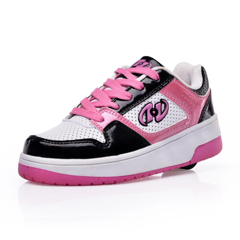 Fashion Children Roller Shoes Kids Sports Casual Roller Sakets Boys & Girls Wheel Shoes Breathable Kids Sneakers Eur Size 29-41
