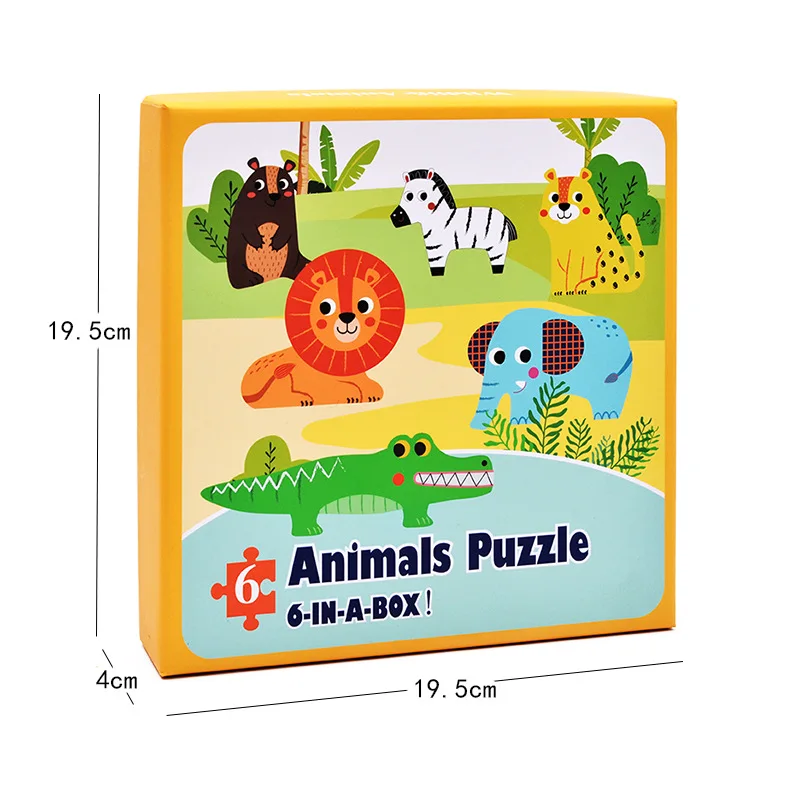 Gioco di puzzle abbinato per bambini Liuhe puzzle di grandi pezzi educazione precoce carta cognitiva giocattoli educativi per bambini