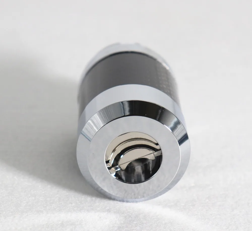 Par de conectores hembra IEC de fibra de carbono Chapado en rodio, enchufe de alimentación de EE. UU., cable de alimentación de CA, adaptador de enchufe