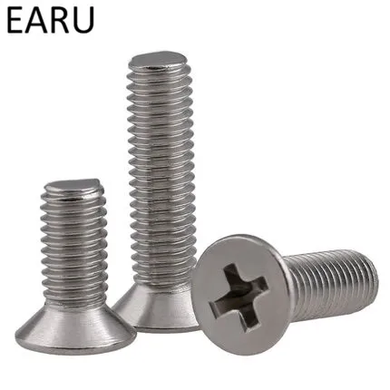 

Stainless Steel Countersunk Flat Phillips Cross Head T819 Standard Screw Bolt M2.5*5/6/8/10/12/14/16/18mm