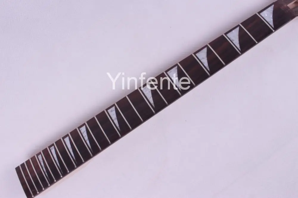 1 pcs New Unfinished electric guitar neck   maple & Rosewood 24 fret