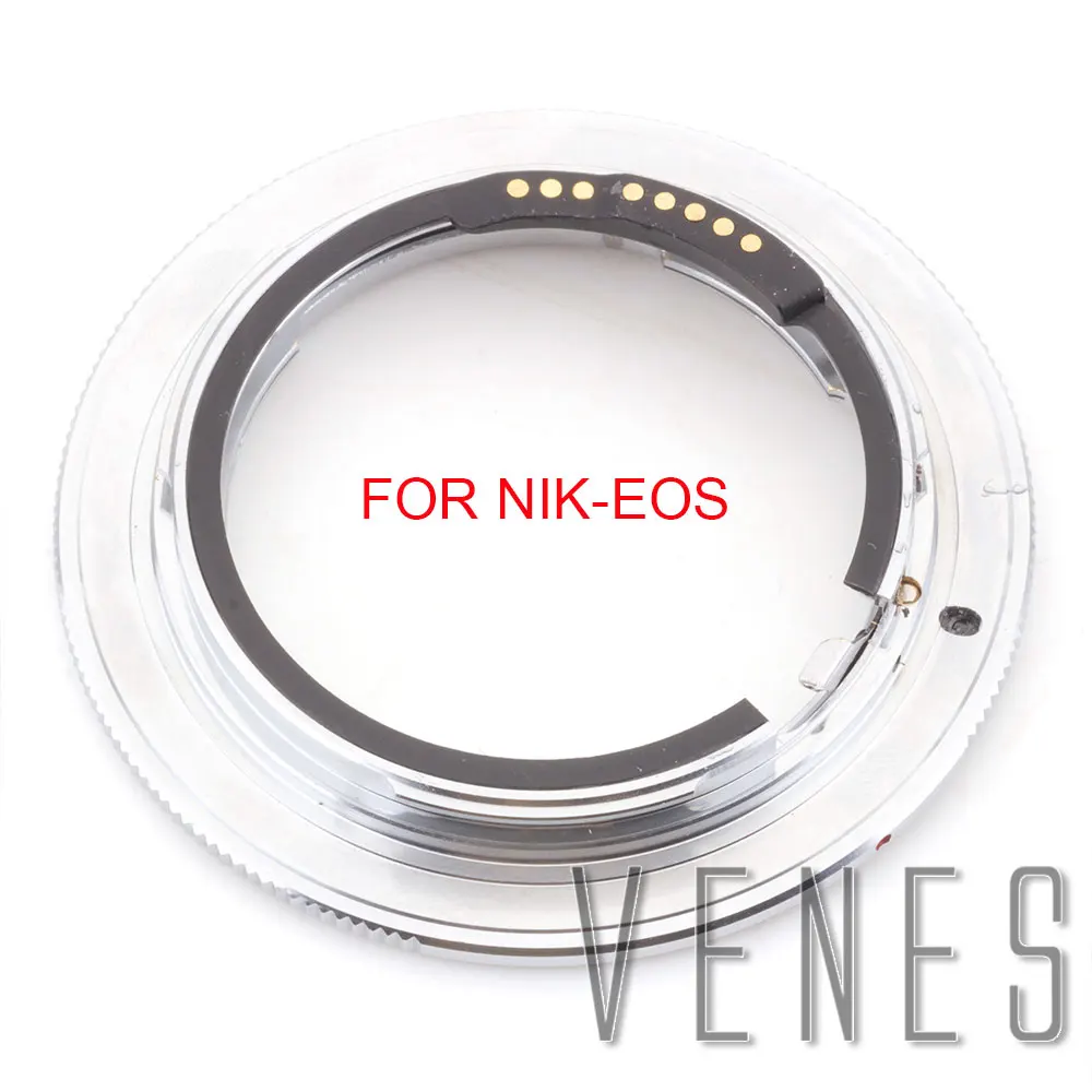 

Venes For NIK-EOS GE-1 AF Confirm Upgrade Lens Mount Adapter Suit For Nikon F Lens to Canon EOS Camera 4000D/2000D/6D II