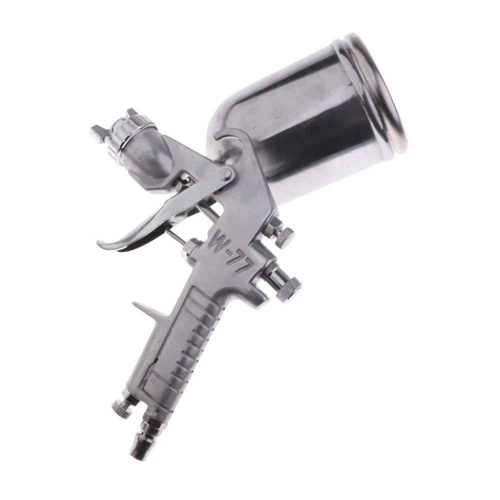 400ML Profession Pneumatic Spray Gun Airbrush Sprayer Alloy Painting Atomizer Tool With Hopper For Painting Cars W77