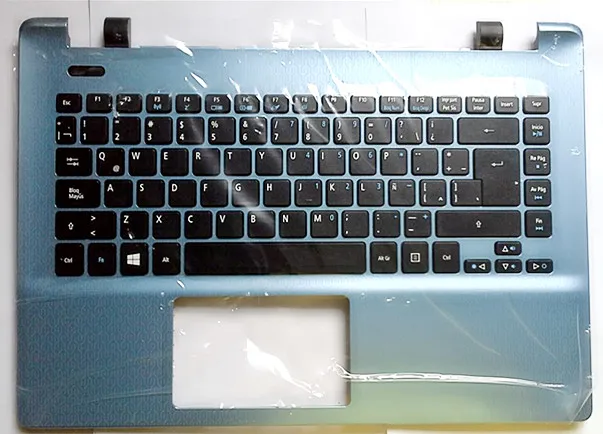 Imagem -04 - Gzeele Eua la Novo para Acer Aspire E5411 E5-421 E5-471 Palmrest & Teclado Topcase Capa Superior Case kb Bezel 60. Mlqn7.018