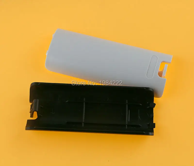 50 قطعة/الوحدة أسود أبيض غطاء باب البطارية غطاء استبدال لوحدة تحكم نينتندو وي