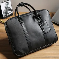 2021 OL office man Briefcase The single shoulder bag  fashion life simple bag Dual purpose computer case  cross pattern