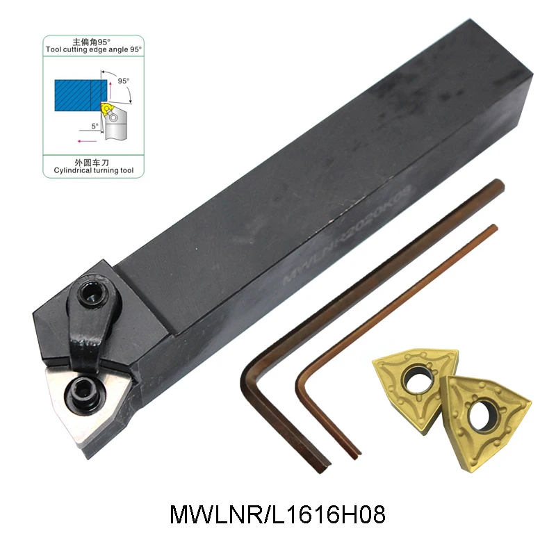 MWLNR1616H08 MWLNL1616H08 MWLNR2020K08 MWLNL2020K08 Extermal تحول أداة حامل ل WNMG080404 WNMG 080404