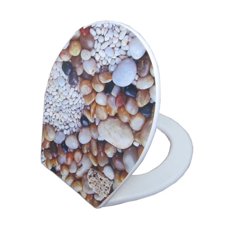 toilet seat cover set hot sales fashion bathroom toilet lid cover standard closing 2020 high quality colorful  pp  toilet seat