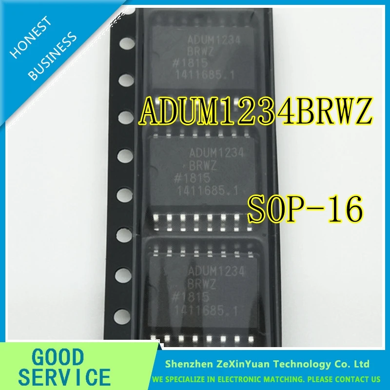 

5PCS/LOT ADUM1234BRWZ ADUM1234BRW ADUM1234 SOP16 NEW