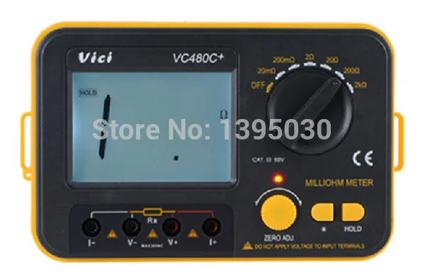 Imagem -03 - Multímetro Digital de Alta Precisão Multímetro Milli-ohm Tester de Baixa Resistência Vc480c Mais Novo