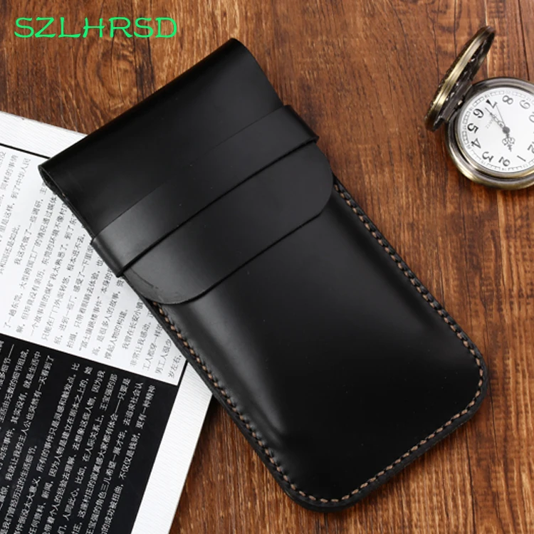 SZLHRSD New for Caterpillar Cat S31 S61 S60 S41 S30 S50 Case protective cover Genuine Leather phone bag All-inclusive anti-fall